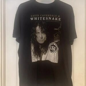 Black Whitesnake Graphic T-Shirt